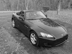 S2000 in black and white